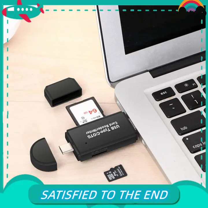 3 In 1 Type C Micro USB USB OTG Card Reader High Speed USB 2 0