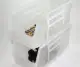 Clear Stackable Storage Bin Medium ( 5.5 x 11 x 4.9 inches ). 