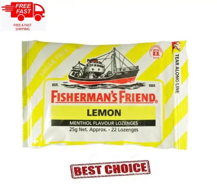 Fisherman S Friend Lozenges Lemon Flavor Sugar Free 25grams 22 Lozenges Lazada Ph
