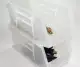 Clear Stackable Storage Bin Medium ( 5.5 x 11 x 4.9 inches ). 