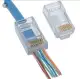 (100pcs) Passthrough passthru passtru tagusan ez-rj45 ez rj45 rj45 Connector Cat5/Cat5e/Cat6 High Quality. 
