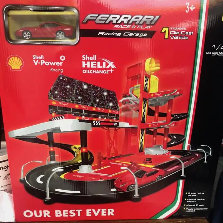 Ferrari Race And Play Parking Garage Includes 1 Die-Cast Vehicle by Bburago New In |