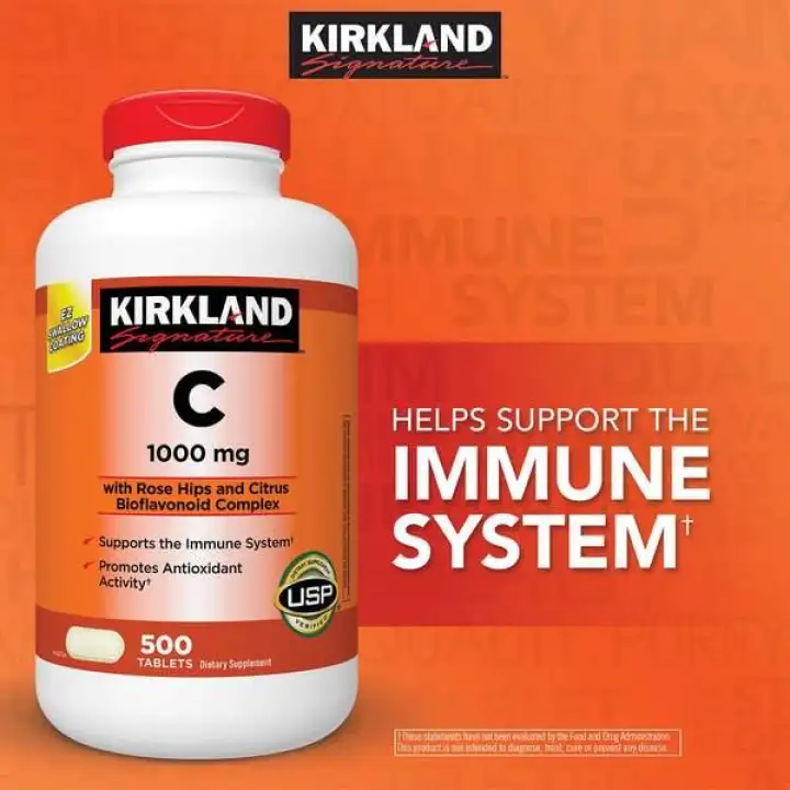 Kirkland Signature Vitamin C Tablets 1000mg 500 Lazada Ph