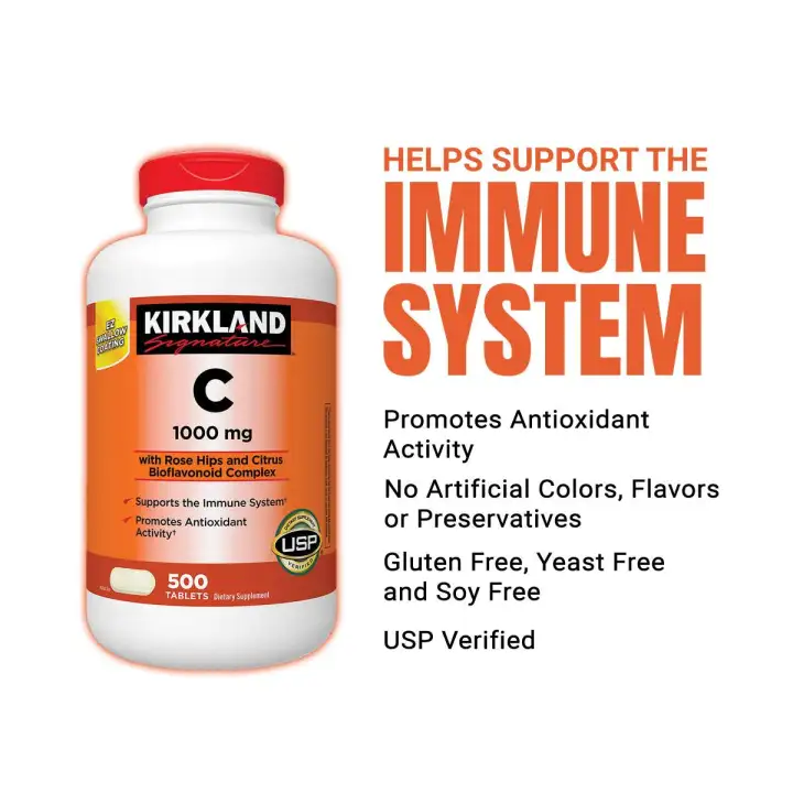 Kirkland Vitamin C 1000 Mg 500 Tabs Exp 5 24 Lazada Ph