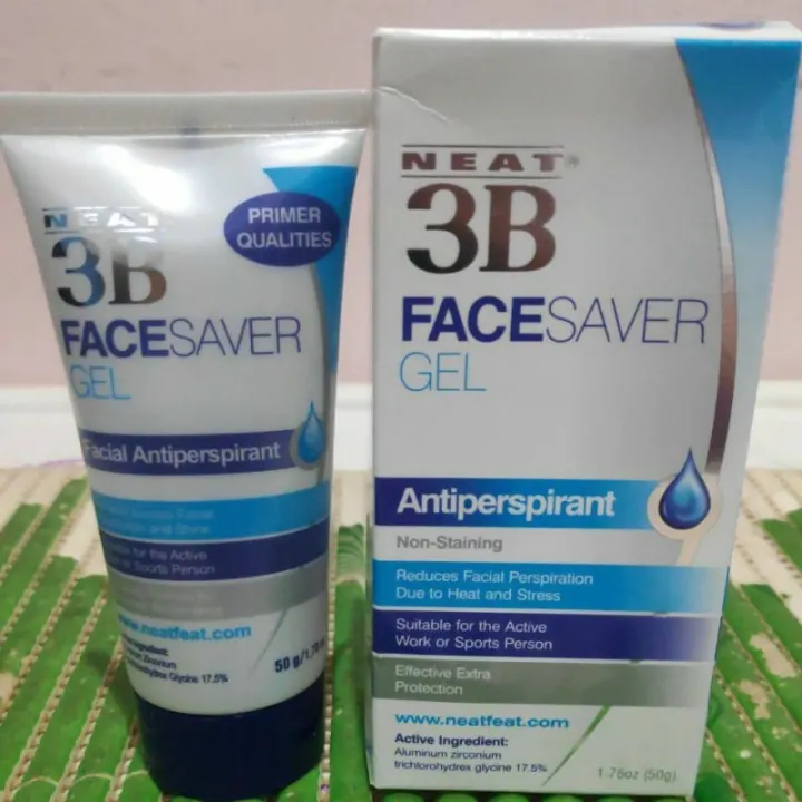 NEAT 3B Face Saver Gel Facial Antiperspirant 50g Lazada PH