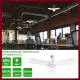 D&D 45W E27 LED Blade Fan LED Bulb Light LED Folding LED Bulb Garage Lamp IP65 AC85-265V Adjustable Cool Ceiling Lighting White save electcicity super bright. 