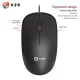 V2S MS102 Wired Gaming Mouse Black Office Gaming Wired RGB Lightweight Design Mouse. 