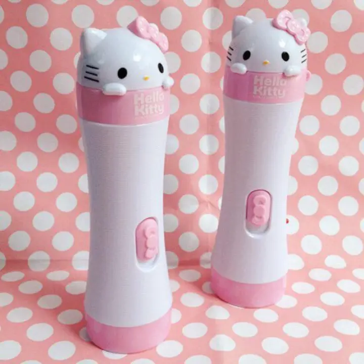 HM NEW Hello kitty cute flashlight charging flashlight