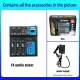 (Expedited delivery) Yamaha audio mixer 4 channel /7 channel F7 professional Bluetooth mixer  USB with reverb effect home. 