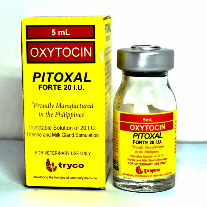 [VETKLIX] 1pc Pitoxal Forte 20 I.U (Oxytocin) 5ml Uterine and Milk Gland Stimulation for Animals