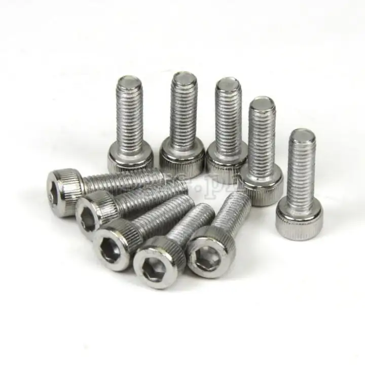 10 pcs Stainless Steel Cap Head Hex Bolts for Bike Bottle Cage