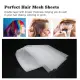 10pcs Salon Hair Foam Mesh Sheet Hair Color Dye Paper Highlight for Parlor and Home Use. 