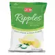 Calbee Ripples Wavy Potato Chips Sour Cream & Onion Party Size 170g. 