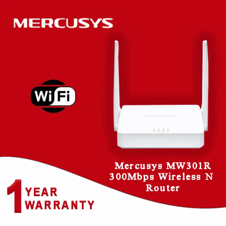 Mercusys Powered By Tp Link Mw301r 300mbps Wireless N Router 300mbps Wireless Transmission Rate 300mbps Wireless Transmission Rate Intuitive Webpage Guides You Through The Setup Process In Minutes Lazada Ph