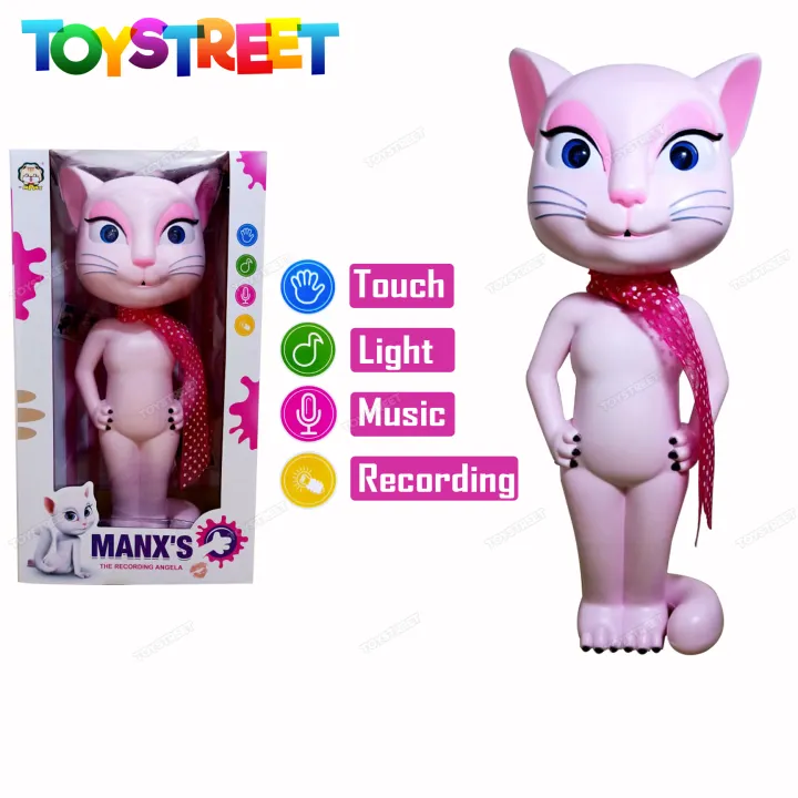 Manxu0027s Recording Talking Angela with Light and Sound Toys for Girls