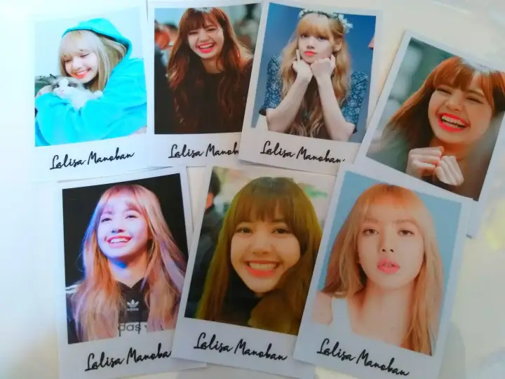 Kpop Merch Blackpink Lisa Polaroid Set Lazada Ph