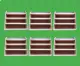 6 PCS. BALL RACK/ LAGAYAN NG BOLA NG BILYARAN/GAMIT SA BILYARAN/BILLIARDS ACCESSORIES. 