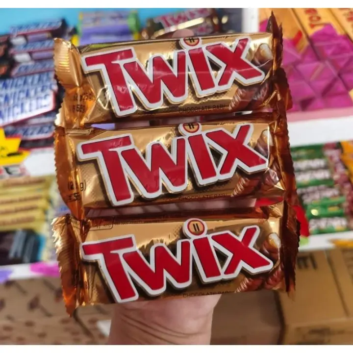 Twix caramel bars 50 grams(set of 3)