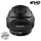 EVO AR-01 Plain Dual Visor Full Face Helmet with Free Clear Lens. 