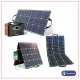 Flashfish 100W 18V Portable Solar Panel, Foldable Solar Charger with 5V USB 18V DC Output Compatible, Smartphones, Tablets and More. 
