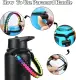 🎉✨Aquaflask Tumbler Hydro Flask tumbler Accessories Set  Aquaflask Caps Aquaflask Water Boots and Paracord Handle Set with 2 Straws&Brush Set for 12oz to 24oz，32oz&40oz Wide Mouth Bottles. 