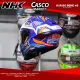 NHK K5R- BO BEND #5 FULL FACE DUAL VISOR MOTORCYCLE HELMET. 