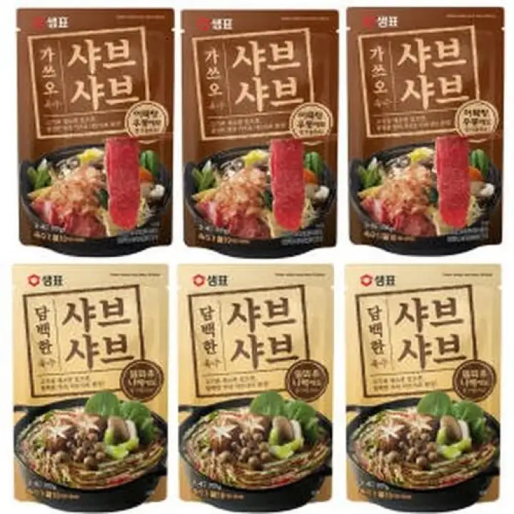 [SOUP BASE BUNDLE] Korean Sempio ShabuShabu Broth Katsuo x Original