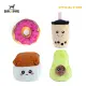 Bark and Spark Food Shaped Dog Plush Toy with Sound for Fetch and Play. 