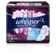 Whisper Cottony Soft Night Clean X-Long Overnight 10 Pads Sanitary Napkin(31cm) With Wings. 