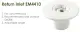 Emaux EM4410E Wall Return Inlet 50MM Solvent / 63MM G2A Screwthread. 