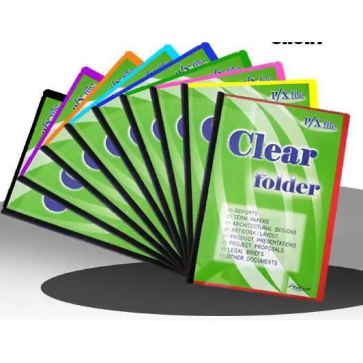 CLEAR FOLDER SHORT AND LONG