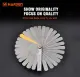 Harden 580432 32Pcs Feeler Gauge (PROFESSIONAL) Multi Functional 32PCS 65Mn Hand Metal Feeler Gauge. 