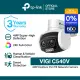 TP-Link Official | VIGI C540V | VIGI 4MP Outdoor Full-Color Pan/Tilt Home Security Network CCTV Camera Connect to Cellphone. 