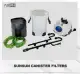 Sunsun 302, Sunsun 303B & Sunsun 304B External Canister Filter for Fresh and Seawater Aquarium. 