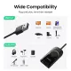 UGREEN USB External Stereo Sound Adapter Sound Card 15cm Black for PS5 PS4. 