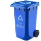 Wheeled trash cans, outdoor large trash cans with covers, and isolation of large trash cans. 