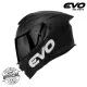 EVO GT-PRO Plain Dual Visor Full Face Helmet with Free Clear Lens. 