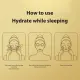 Niacinamide Yeast Mask Sheet Moisturizing Improves Rough Skin Hydrating Sleeping Mask. 