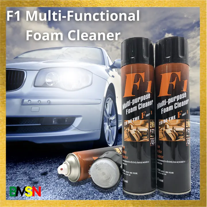 F1 MultiFunctional Foam Cleaner for Car and House 650ML Spray to Clean