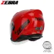 Zebra Motorcycle half face Helmet 3/4 Motor Dual Visor half face Helmet For Riding Gear Free Visor THRSTFLASK YM-902 Solid. 