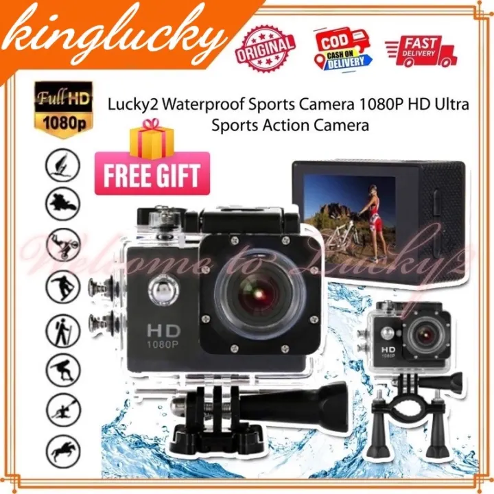 Philippines Local inventory ❀ Camera 1080P Action Cam Camcorder 30FPS 2.0 LCD