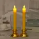 [FREE BATTERY] Led Flameless Candles Flickering Battery Operated Pillar Candles Realistic Flame Light Desk Lamp. 