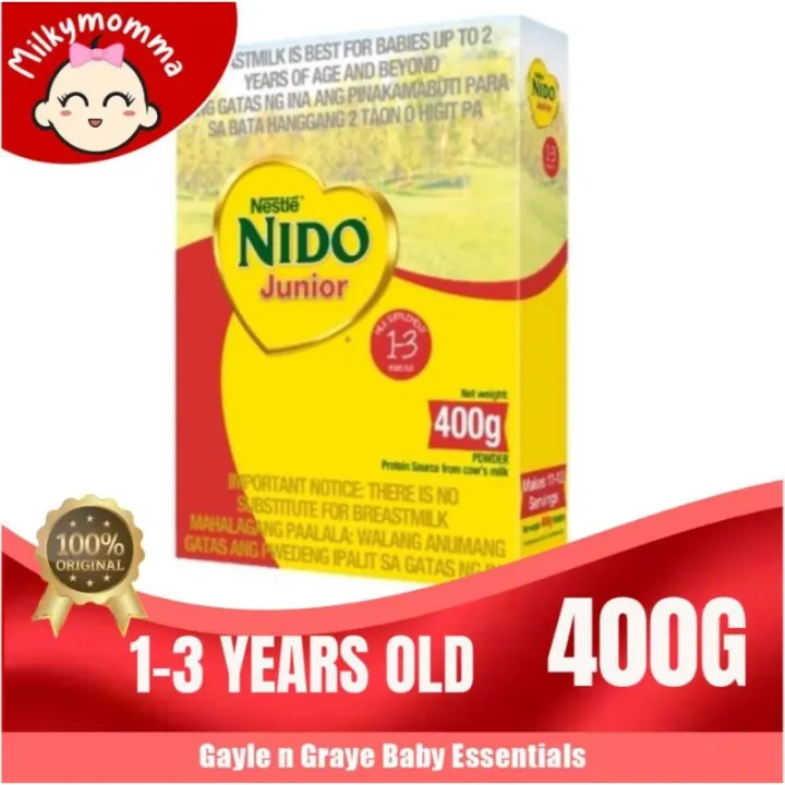 Nido Jr. 400g. 1-3yrs old 【COD】