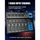(Expedited delivery) Yamaha audio mixer 4 channel /7 channel F7 professional Bluetooth mixer  USB with reverb effect home. 