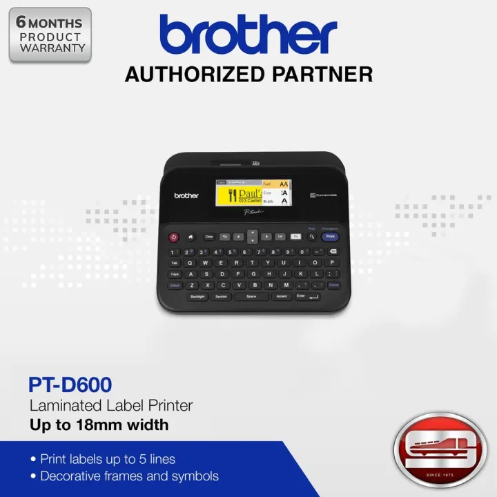 Brother PTD600 Label Maker With Twin Pack TZE 231 Lazada PH