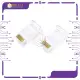 2pcs ZoeRax Pass Through RJ45 Connector. 