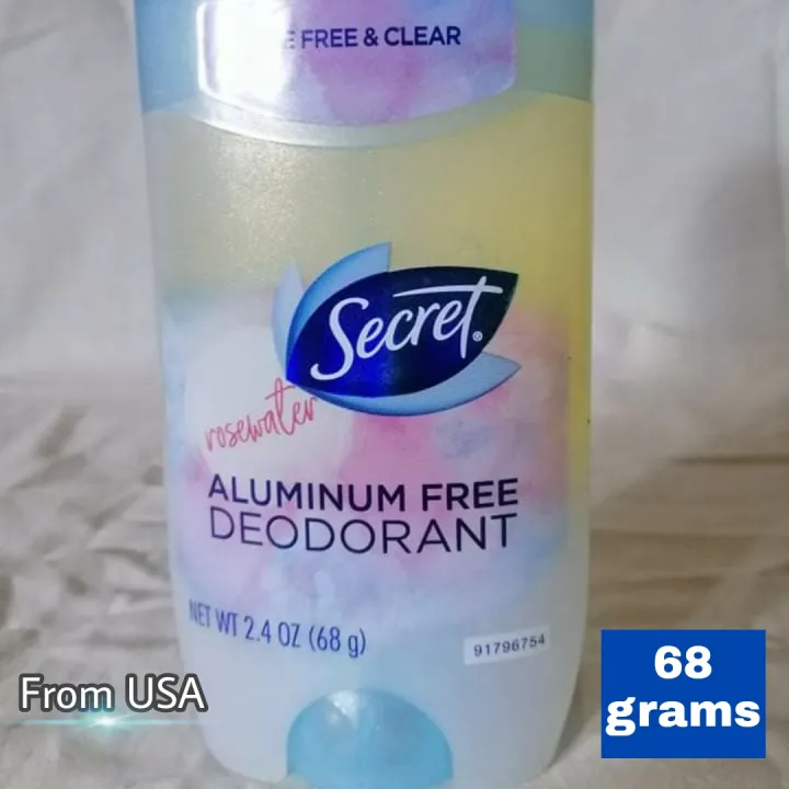 Secret Aluminum Free Deodorant Rosewater 24 Oz Lazada Ph