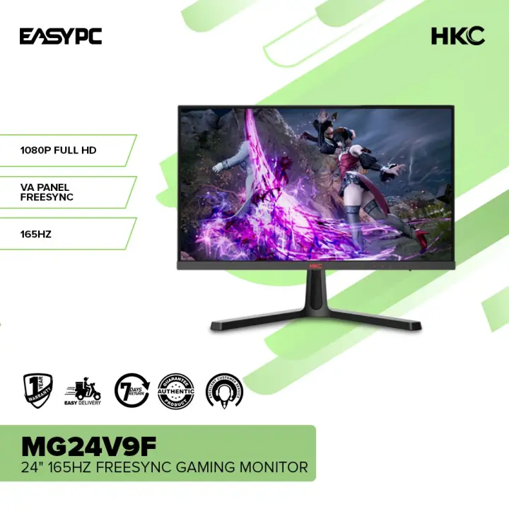 EasyPC | HKC-MG24V9F 24" 165Hz VA Panel 1080P Full HD FreeSync Gaming Monitor For Computer