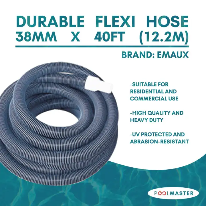 Emaux CE162 Durable Flexi Hose 38mm x 40ft (12.2M)
