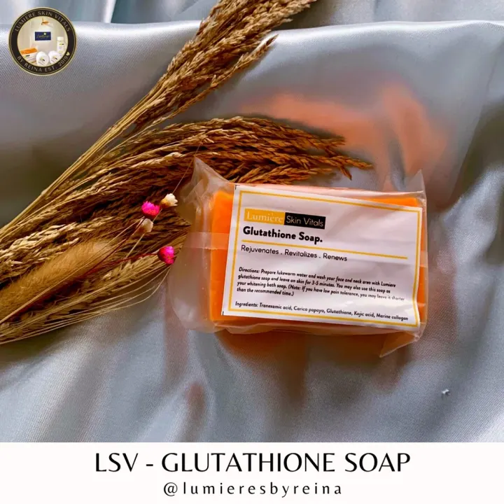 Lumiere Skin Vitals Lumiere Glutathione Soap Onhand and Original